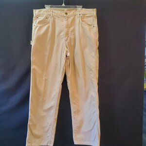Men's Carhartt Jeans 40 x 32 Loose Fit Rugged Workwear Tan Carpenter Hammer Loop